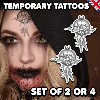 ALUNACREATES UK Bela Daniela Cassandra - Resident Evil VIII Temporary Tattoo Cosplay RE VIII