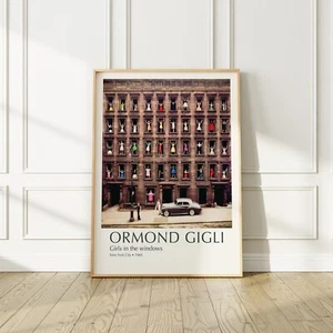 Girls in the Windows Photography Print Poster by Ormong Gigli, NYC 1960 - Picture 1 of 5