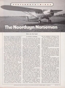 Noorduyn Norsemen Aircraft Report 10/9/2023m - Picture 1 of 2