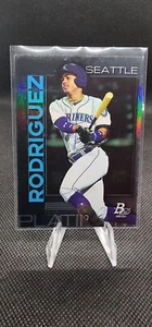 2020 Bowman Platinum #TOP-94 Julio Rodriguez Top Prospects - Picture 1 of 2