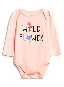 Baby Girl's Graphic Bodysuit Color Pink Cameo Baby Girl Gap Size 3-6 Months - Picture 1 of 6