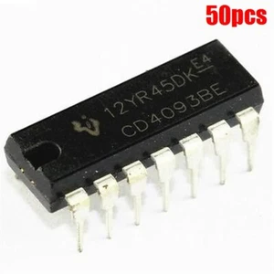 50Pcs Ti Chip CD4093BE CD4093 4093 DIP-14 Ic New nq - Bild 1 von 2