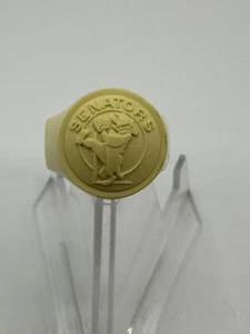 Vintage 1960s MLB Washington Senators Baseball Plastic Logo Ring Cereal Premium - Picture 1 of 7