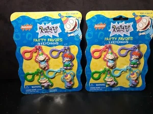 1998 Vintage RUGRATS Geburtstag Party Gefälligkeiten Figur Schlüsselanhänger Nickelodeon  - Bild 1 von 8