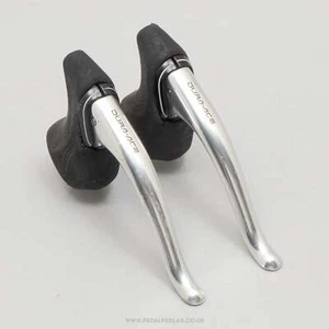 Palancas de freno Shimano Dura-Ace (BL-7400) - Frenos de barra de caída L'Eroica años 80 de colección - Imagen 1 de 4