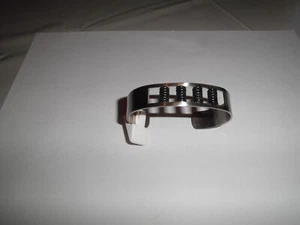 Armspange  Edelstahl mit Kautschuk Breite: 15mm  Innengröße: 68mm - Bild 1 von 2