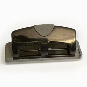 Swingline Smart Touch Compact 3 Hole Paper Punch, 20 Sheet Capacity - Picture 1 of 9