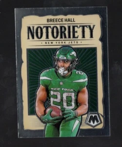 2024 Panini Mosaic Football Notoriety Breece Hall New York Jets #15 Insert - Picture 1 of 3