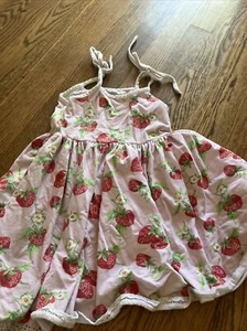 eleanor rose 4-5 4t 5t strawberry dress tank - Picture 1 of 1