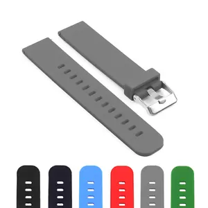Correa de reloj de liberación rápida de goma de silicona StrapsCo - Imagen 1 de 20