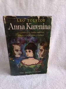 Anna Karenina by Leo Tolstoy 1946 World illustrated Book Hardback With Dust Jack - Picture 1 of 20