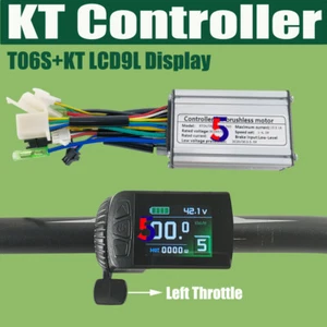 T06S Ebike KT 15A Controller für 250W-350W Bafang/AKM Motor + KT LCD LED Display - Bild 1 von 22