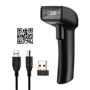 Eyoyo Wireless&Wired Bluetooth 1D 2D QR Barcode Scanner for iPad Windows iPhone - Picture 1 of 9