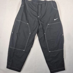 Nike Sportswear Swoosh Baggy Trainingshose Damen XL High Rise DM6209-010 schwarz - Bild 1 von 7