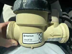 Pentair IChlor30 Salt Cell Assembly - FOR PARTS, Not Working - Picture 1 of 3