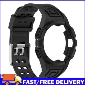 TPU Integrated Case + Strap for Samsung Galaxy Watch FE/6/5/4 40MM (Black) - Zdjęcie 1 z 9