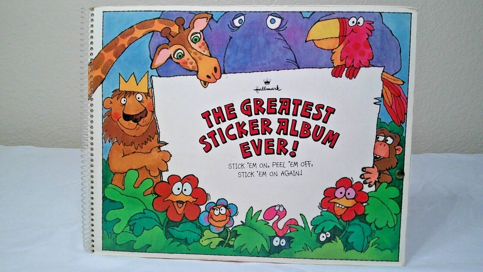 Vintage 1983 HALLMARK Sticker Album w/ Lisa Frank, CPK, Scratch Sniff, Gremlins - Image 1 of 4