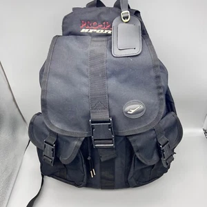 Pro-Specs Sport Mens Drawstring Backpack Mens Luggage Tag Easy Access Pocket Bag - Picture 1 of 24
