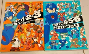 ROCKMAN 1/2/3/4/5/6 Official Guidebook Strategy Book Set Mega Man CAPCOM Japan - Picture 1 of 4