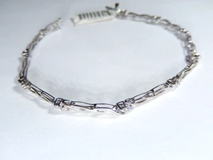 *NWT* 10kt White Gold 7" Tennis Bracelet with 10 Dazzling Natural Diamonds. - Picture 1 of 4