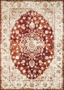 United Weavers Red Traditional-European Bordered Area Rug Medallion 3001-00436 - Picture 1 of 9