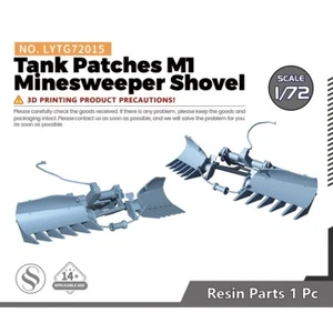 Yao's Studio LYTG72015 1/72 Tank Patches M1 Minesweeper Shovel - Picture 1 of 4