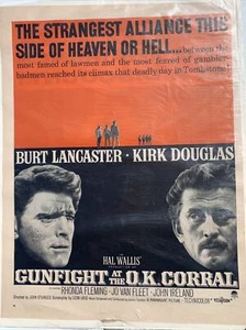 Gunfight At The O.K. Corral Movie Advertisement Lancaster Douglas Print Ad 1957 - Picture 1 of 4
