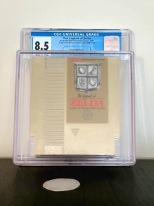 CGC GRADE 8.5 Nintendo NES (TM) Legend of Zelda Gold 5 Screw 1st PRINT Cir. SoQ - Bild 1 von 4
