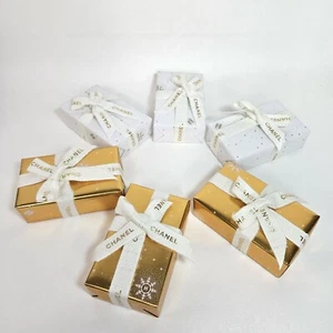 Lot of 6 CHANEL Holiday Retail Display Gift Boxes Display Foam Blocks - Picture 1 of 6