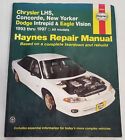 Haynes Repair Manual 1993-1997 LHS Concorde New Yorker Intrepid & Eagle Vision