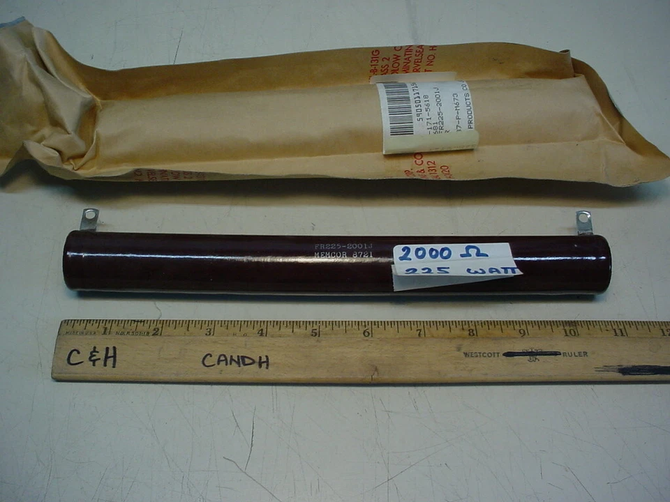 Memcor resistor 2000 ohm 225 watts - Image 1 of 4