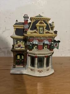 Vintage Christmas gift shop seasonal Christmas decoration scene Village - Picture 1 of 12