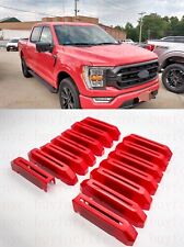 Fits 2021-2023 Ford F-150 XL/XLT Main Gloss Race Red Grille insert Trim
