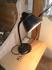 Helo Leuchte Tischlampe Arbeitslampe Werkbank Lampe Vintage Werkstatt alt Retro - Bild 1 von 7