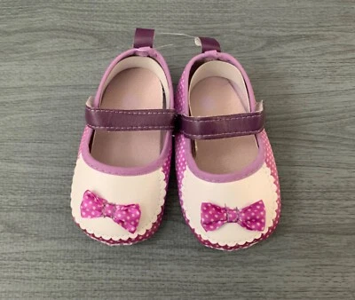 Bebé Niña Zapatos para Cuna Infante Niño Pequeño Niños Prewalker Zapatos 6-12 Meses Foto 1 de 3