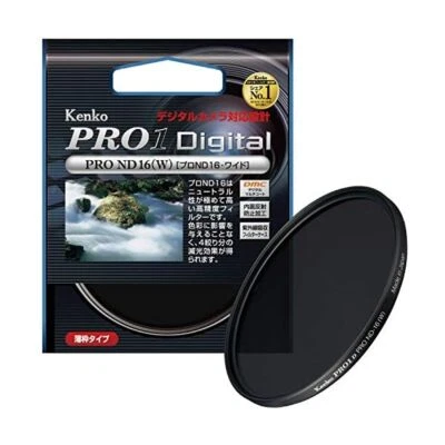 Kenko Camera Filter PRO1D Pro ND16 (W) 55mm for light quantity adjustment 25 JP - Image 1 of 4