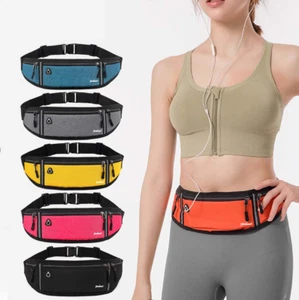 Running belt bag waist pack, thin valuables hidingbelt - Picture 1 of 10