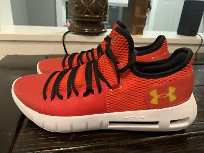Under Armour HOVR Havoc Low Maryland Terps Basketball Shoes Men 9.5 Player Issue - Image 1 of 4