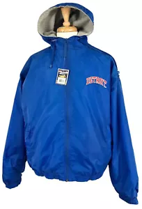 UNIVERSITY of DETROIT Full-Zip Hooded Jacket Steve & Barry's ~ L / Royal Blue - Picture 1 of 7