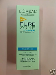 L'Oreal Pure Zone Spot Check Blemish Treatment 0.5 FL OZ NEW . - Picture 1 of 4