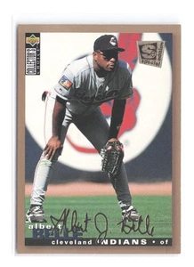 1995 Collector's Choice SE Albert Belle Gold Signature Parallel 120 Indians - Bild 1 von 2
