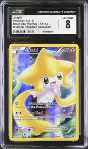 CGC 8 NM MINT Jirachi XY112 Black Star Promo Mythical Collection 2016 Pokemon - Picture 1 of 2
