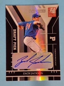 2004 Donruss Elite Extra Edition AUTO Zach Jackson Blue Jays #312 818/1069 ⚾ - Picture 1 of 5