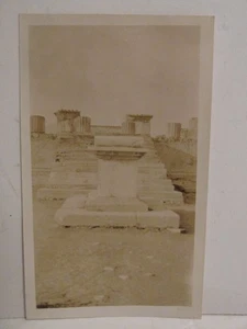 FOTOGRAFIA VINTAGE TROVATA IN BIANCO E NERO VECCHIA FOTO ANNI 30 POMPEI ITALIA ARCHITETTURA IN PIETRA - Foto 1 di 4