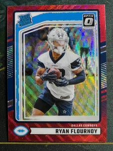 2024 Panini Donruss - Rated Rookie Ryan Flournoy #356 Red Wave Prizm (RC) - Foto 1 di 2