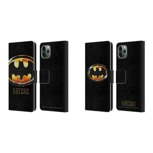 OFFICIAL BATMAN (1989) KEY ART LEATHER BOOK WALLET CASE FOR APPLE iPHONE PHONES - Picture 1 of 8