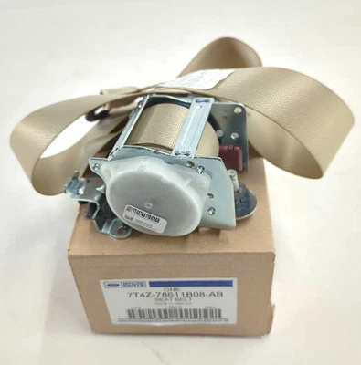 Nuevo retractor de cinturón de seguridad delantero derecho Ford original original 2007 Edge MKX bronceado camel OEM  Foto 1 de 4