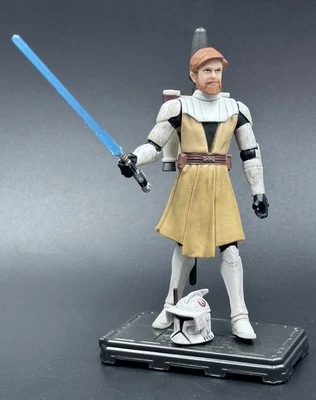 Star Wars OBI-WAN KENOBI 2008 100 % Colección Clone Wars #2 Maestro Jedi Foto 1 de 3