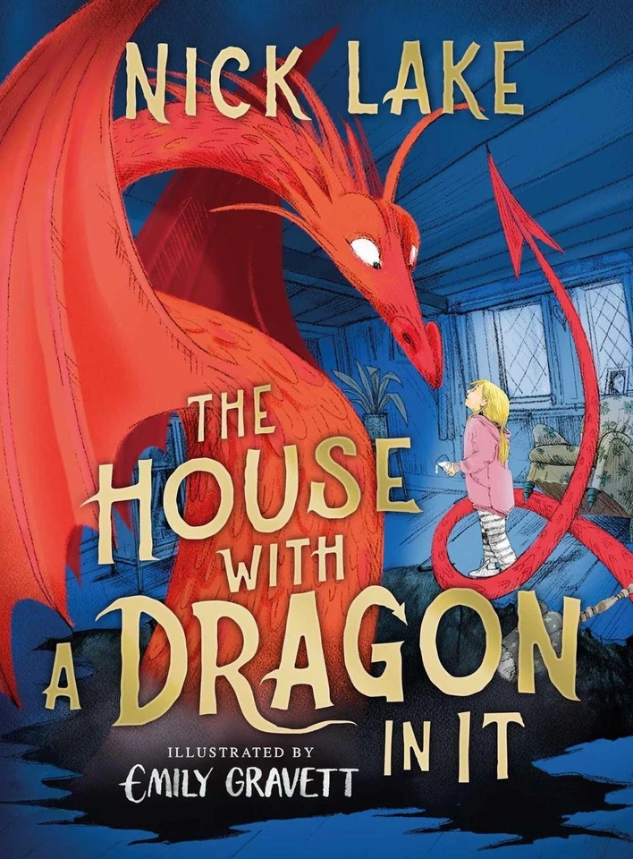 The House With a Dragon in It by Nick Lake Hardcover Book - Image 1 of 1