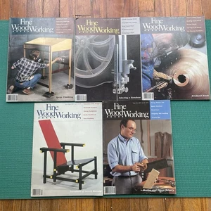 Vintage FINE WOODWORKING 1987 Near Complete Full Year Lot (5) - Good/Very Good - Picture 1 of 6